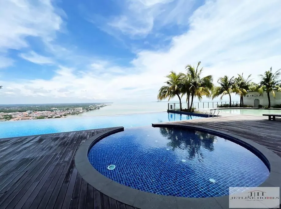 Melaka Silversc@Pe New Unit Seaview-4Pax/2Room Malacca